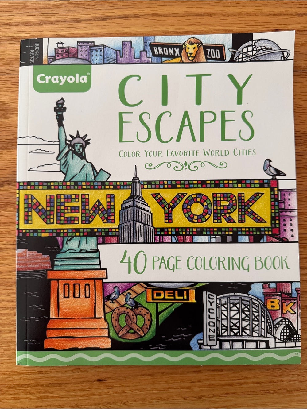 Crayola City Escapes - Color Your Favorite World Cities - Coloring Book